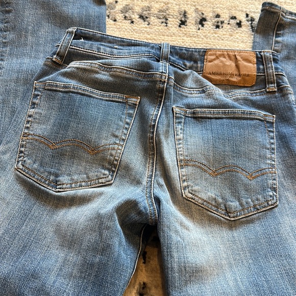 American Eagle Men’s Size 26 x 30 Flex Jeans Original Boot Medium Wash Blue - Picture 9 of 9